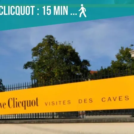 Le Nordic - T2 Suite Parentale - 5 Mins Des Caves De Champagne Reims Exterior photo