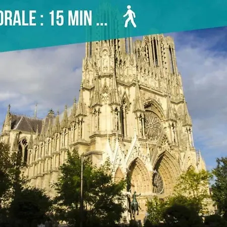 Le Nordic - T2 Suite Parentale - 5 Mins Des Caves De Champagne Reims Exterior photo